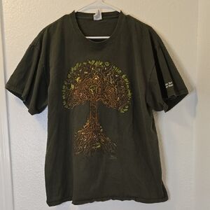 Tree Of Life Green Tree Graphic Short Sleeve Tee